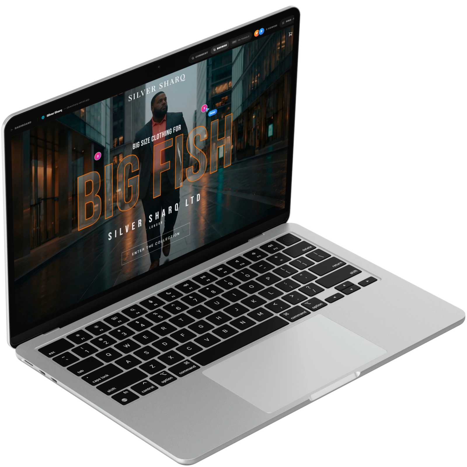 Pinly — collaborate right under the pin (in-context website feedback for web designers and agencies)